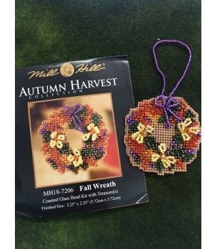 Fall Wreath Beaded Ornament Kit